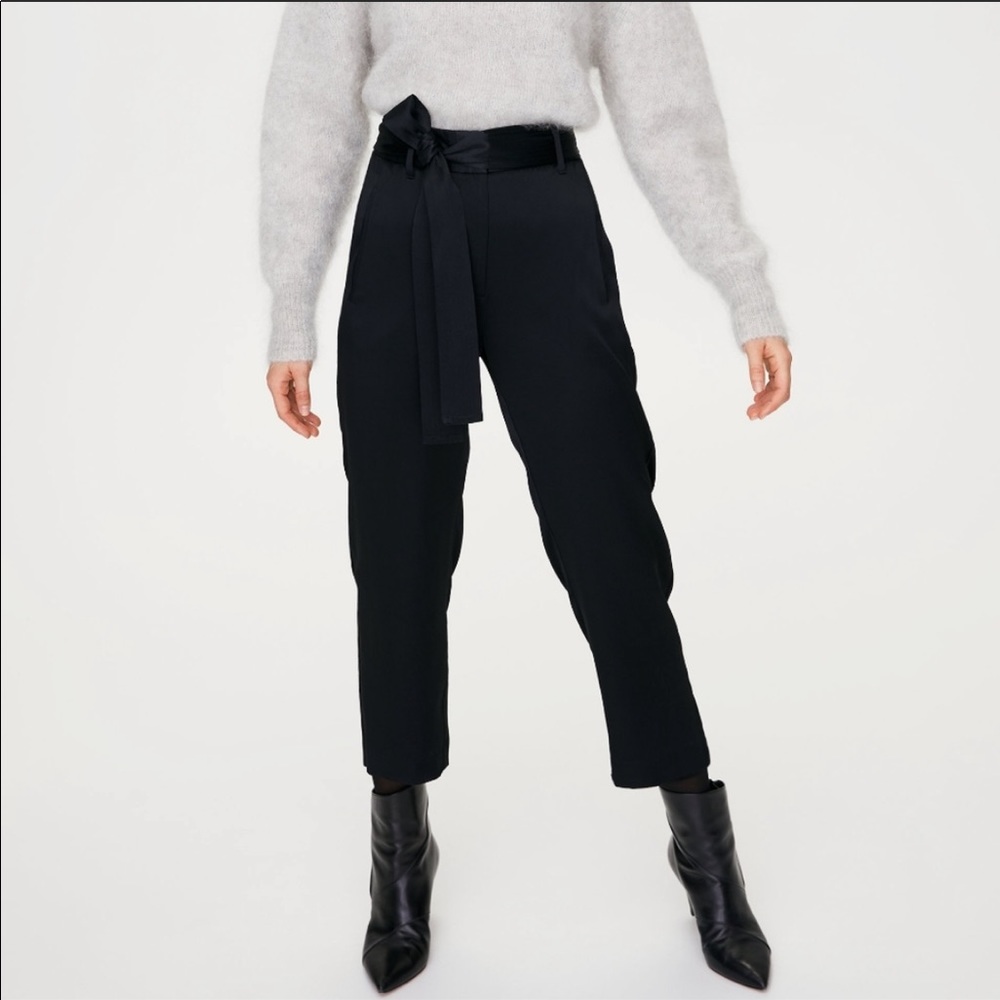 Aritzia Wilfred Tie Front Pant